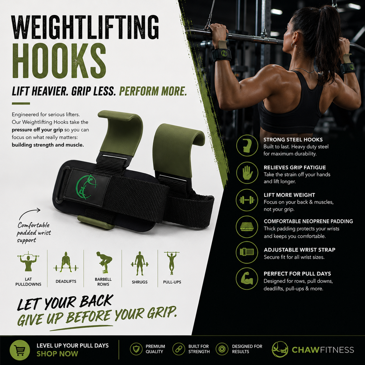 Weightlifting Hooks
